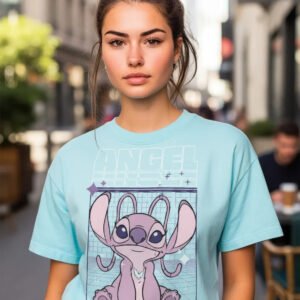 Playera Máscara De Látex Ángel Mujer