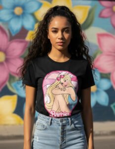 Playera Máscara De Látex On The Beach Mujer