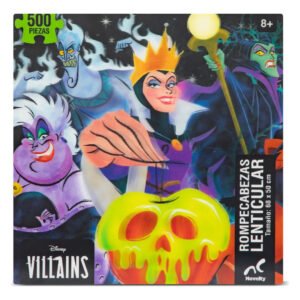 Rompecabezas Villanos Lenticular Grande 500 Piezas