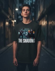 Playera Mascara De Látex Shadow Soldiers Hombre