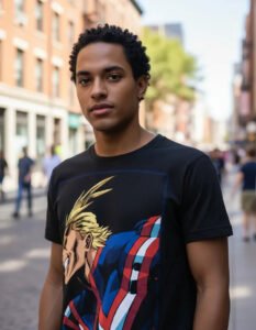 Playera Máscara De Látex Símbolo De La Paz Hombre