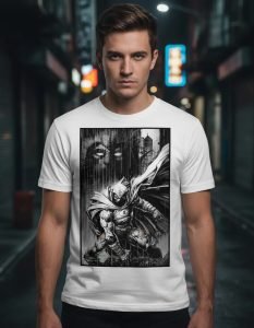 Playera Mascara De Látex Puño De Khonshu Genderless