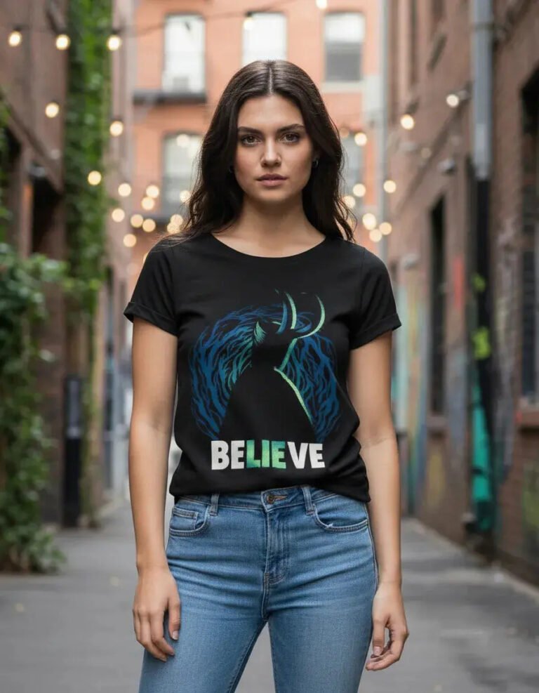 Playera Máscara De Látex Lie Mujer