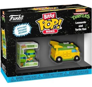 Funko Bitty Pop Ride: Tmnt Tortugas Ninja - Leonardo Con Van