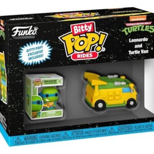 Funko Bitty Pop Ride: Tmnt Tortugas Ninja - Leonardo Con Van