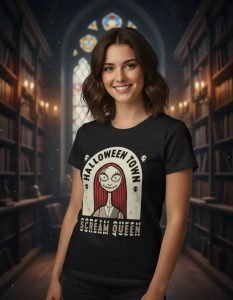 Playera Máscara De Látex Scream Queen 2 Mujer