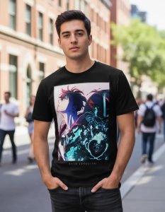 Playera Máscara De Látex Solo Leveling Póster Hombre