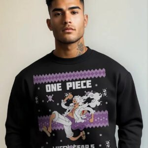 Pullover Máscara De Látex One Piece Luffy Ugly Ugly Hombre