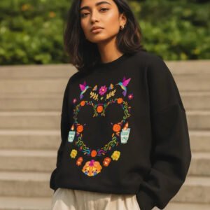 Pullover Máscara De Látex Mickey Día De Muertos Mujer