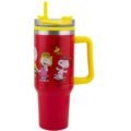 Termo Alto Doble Pared Con Asa Y Popote 1.2 L Color Snoopy