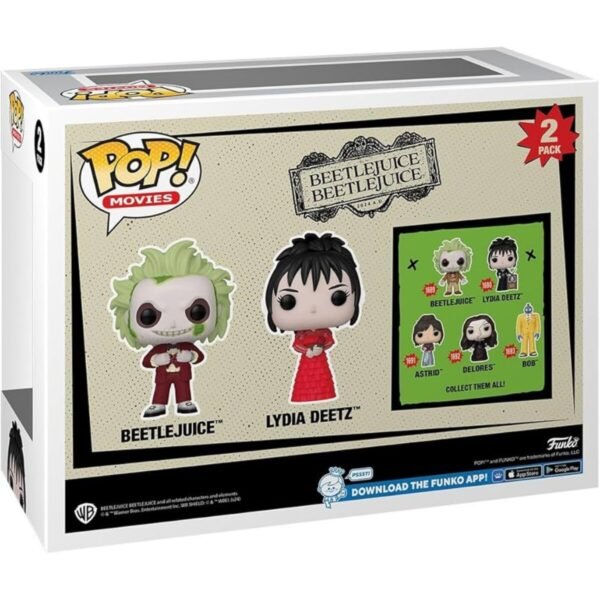 Funko Pop Movies: Beetlejuice 2 - Beetlejuice Y Lydia 2 Pack Funko Pop Movies: Beetlejuice 2 - Beetlejuice Y Lydia 2 Pack