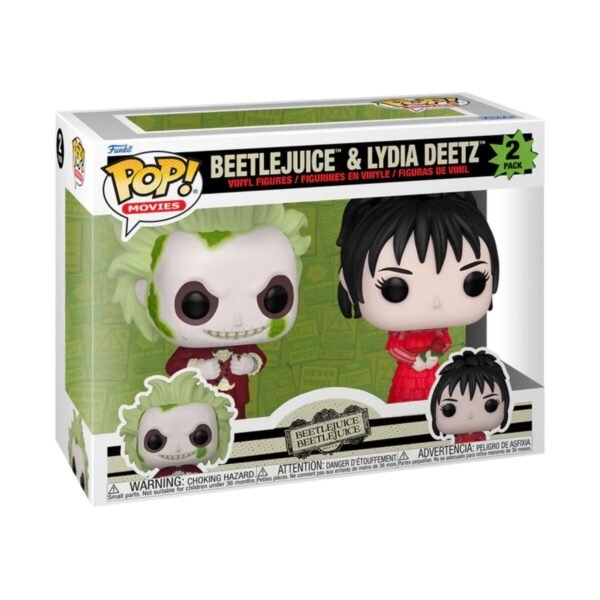 Funko Pop Movies: Beetlejuice 2 - Beetlejuice Y Lydia 2 Pack Funko Pop Movies: Beetlejuice 2 - Beetlejuice Y Lydia 2 Pack