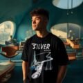 Playera Máscara De Látex The Silver Surfer Hombre
