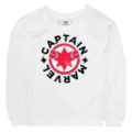 Pullover Máscara De Látex Captain Marvel Logo Mujer