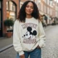 Pullover Mascara De Látex Mickey Mouse Mujer