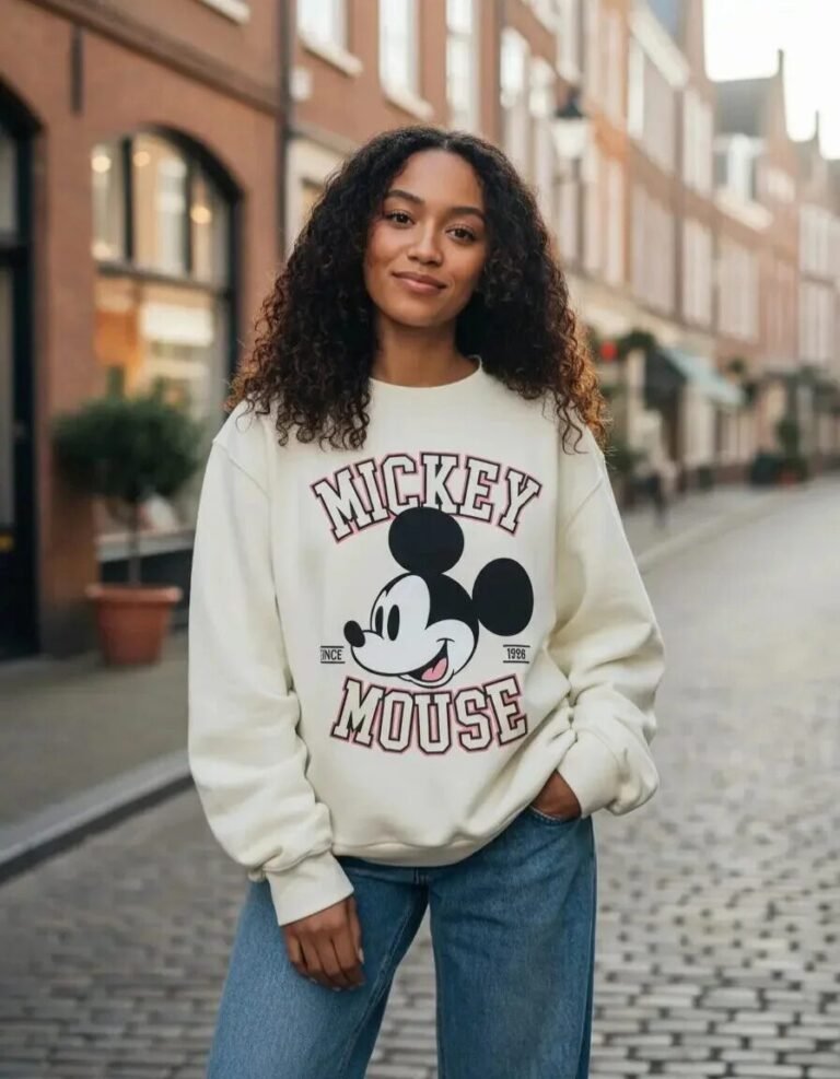 Pullover Mascara De Látex Mickey Mouse Mujer