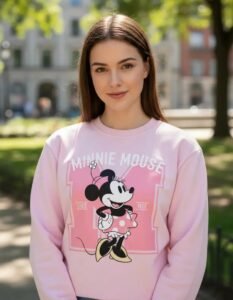 Pullover Mascara De Látex Minnie Mouse Mujer