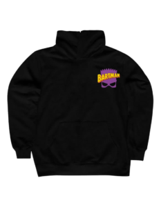 Hoodie Máscara De Látex Los Simpson Bartman Hombre