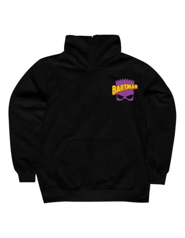 Hoodie Máscara De Látex Los Simpson Bartman Hombre