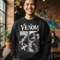 Pullover Máscara De Látex Venom Hombre