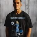 Playera Máscara De Látex Invisible Woman Hombre