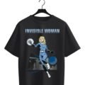 Playera Máscara De Látex Invisible Woman Hombre