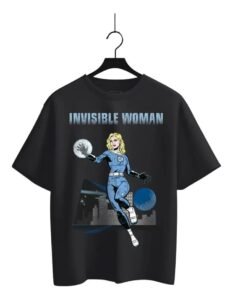 Playera Máscara De Látex Invisible Woman Hombre
