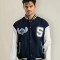 Varsity Jacket Máscara De Látex Disney Stitch Hombre