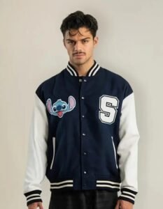 Varsity Jacket Máscara De Látex Disney Stitch Hombre