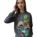Pullover Máscara De Látex Rugrats Mujer