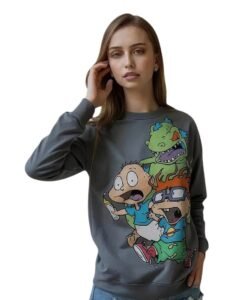 Pullover Máscara De Látex Rugrats Mujer