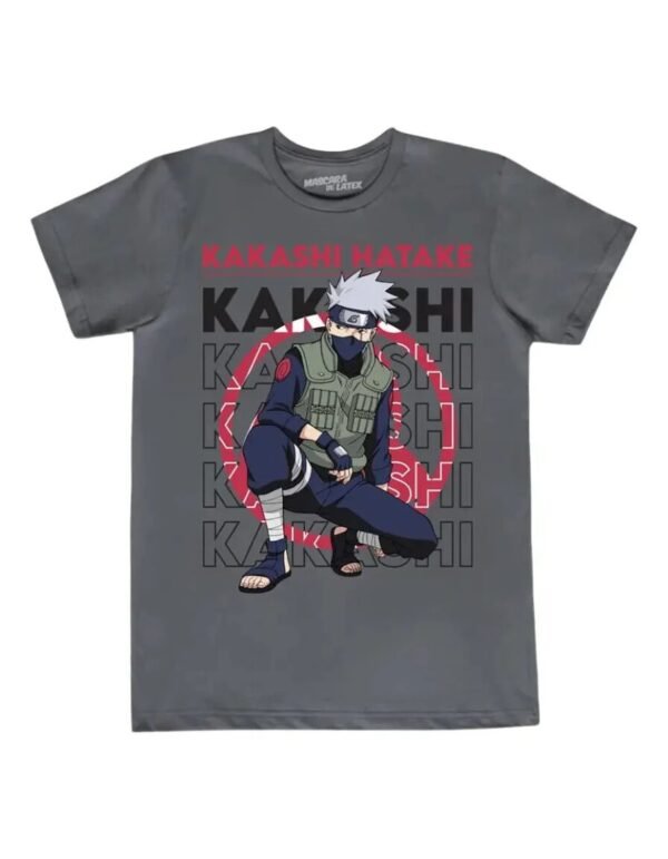 Playera Mascara De Látex Kakashi Hatake Hombre