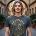 Playera Mascara De Látex School Of Witchcraft Hombre