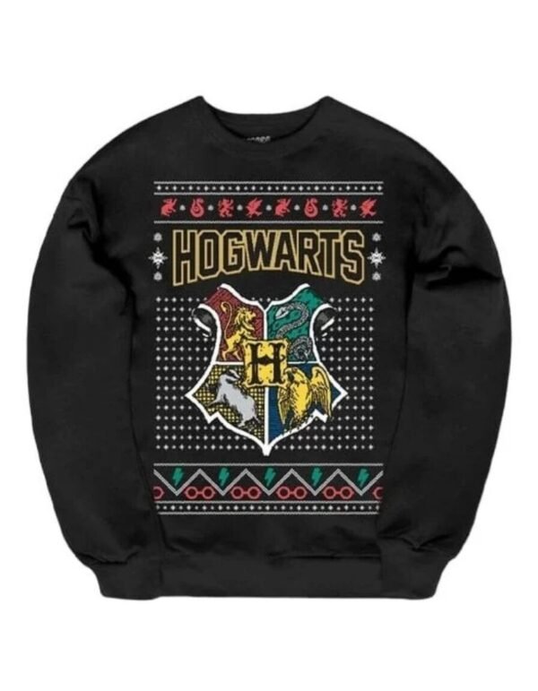 Pullover Máscara De Látex Hogwarts Ugly Hombre