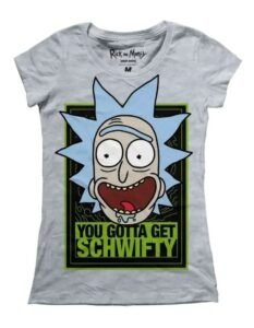 Playera Máscara De Látex Get Schwifty Mujer