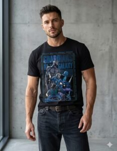 Playera Máscara De Látex Guardians Of The Galaxy Hombre