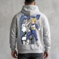 Hoodie Máscara De Látex Dragon Ball Príncipe Vegeta Hombre
