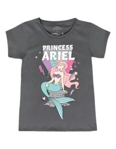 Playera Mascara De Látex Princess Ariel Niña