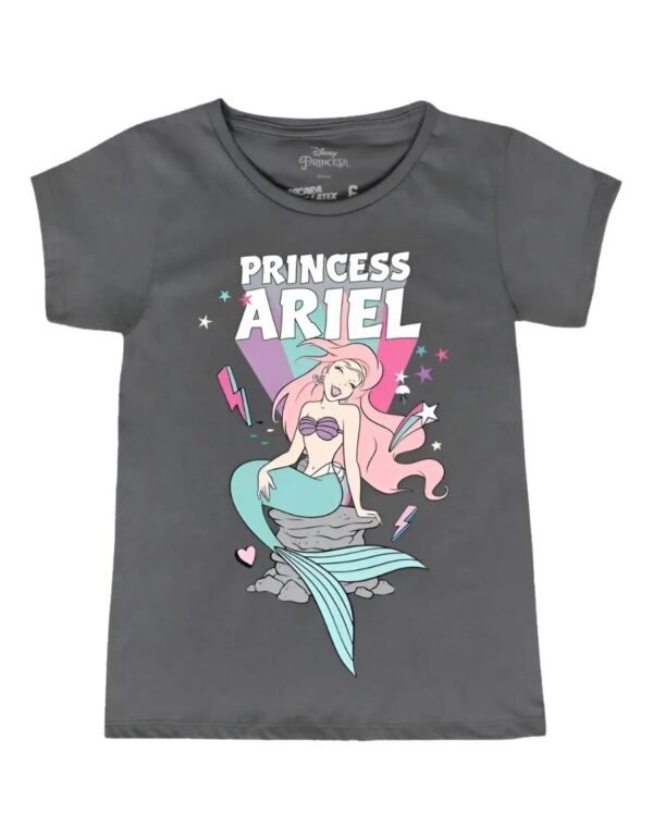 Playera Mascara De Látex Princess Ariel Niña