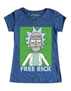 Playera Mascara De Latex Free Rick Mujer