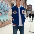 Varsity Jacket Máscara De Látex Dragon Ball Goku Hombre