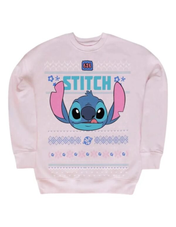 Pullover Máscara De Látex Stitch Ugly Mujer