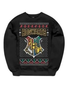 Pullover Máscara De Látex Hogwarts Ugly Mujer