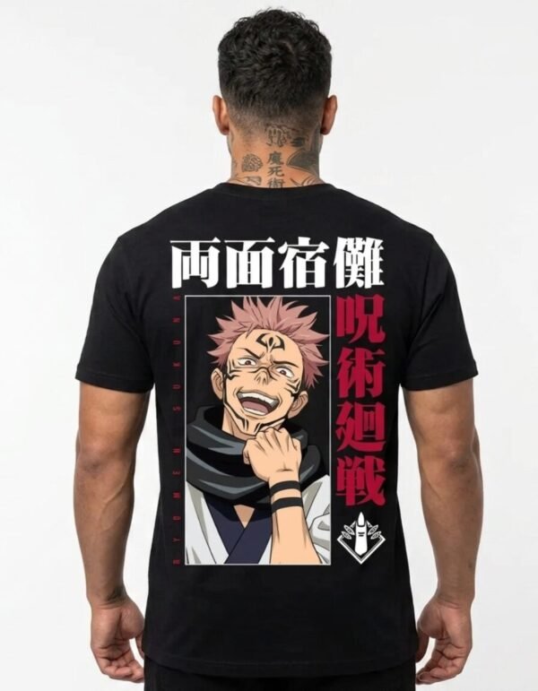Playera Máscara De Látex Ryomen Sukuna Hombre