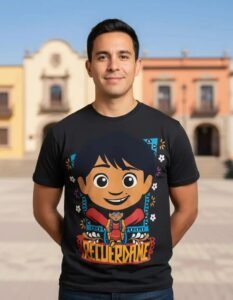 Playera Máscara De Látex Miguel Rivera Hombre