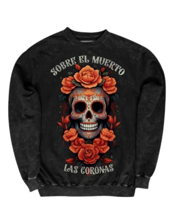 Pullover Máscara De Látex Sobre El Muerto Las Coronas Hombre