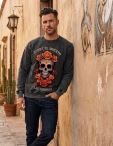 Pullover Máscara De Látex Sobre El Muerto Las Coronas Hombre