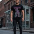 Playera Máscara De Látex Galactus Hombre