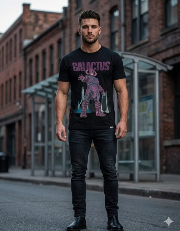 Playera Máscara De Látex Galactus Hombre