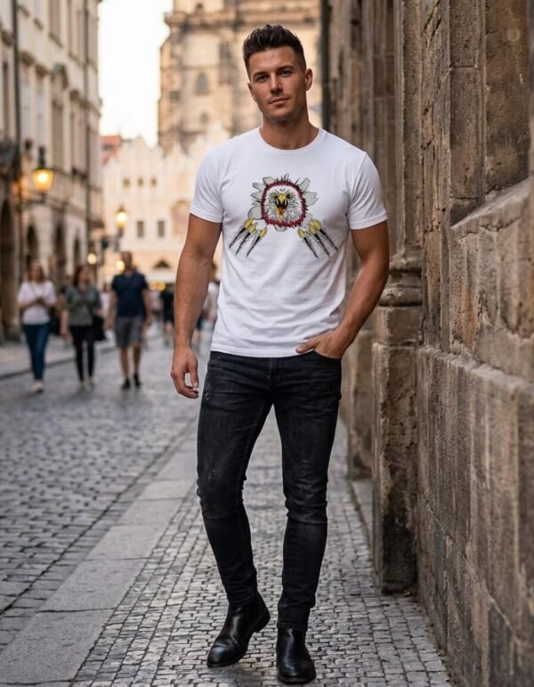 Playera Mascara De Latex Fang´s And Claws Hombre